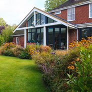 Elegant contemporary family garden, Berkshire 