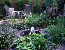 Small courtyard garden design