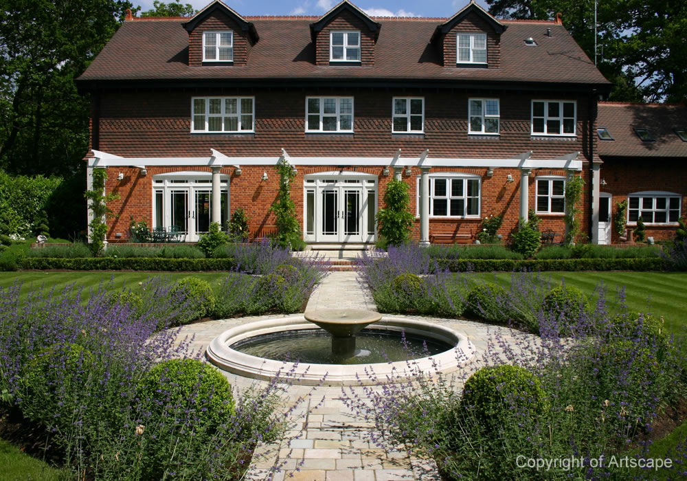 formal and informal garden berkshire